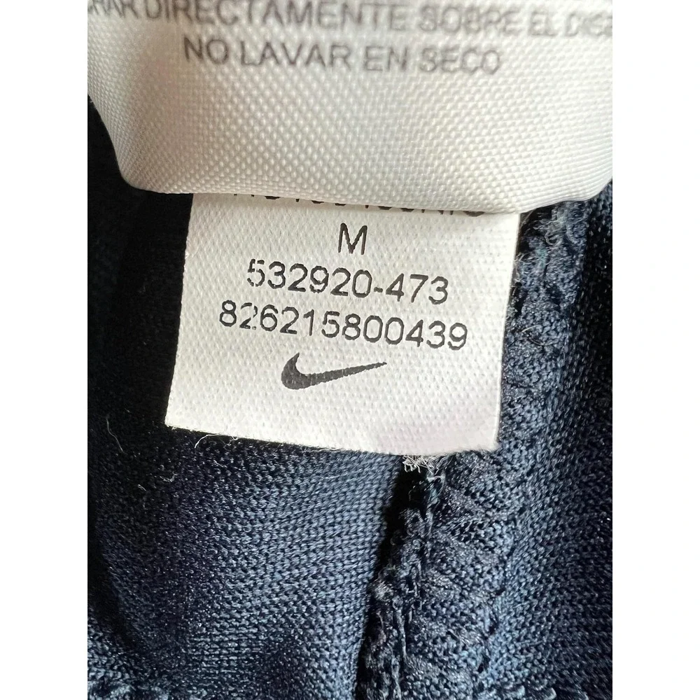 Nike Track Pants Mens Medium Blue Athletic Dept Knit Elastic Waist 532920-473